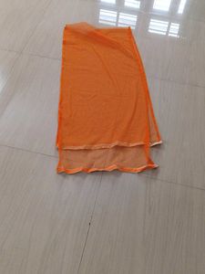 Orange Anarkali Dress