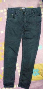 MID WAIST BLACK JEANS BY VERSACE
