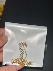 Anti Tarnish Evil Eye Gold Bracelet