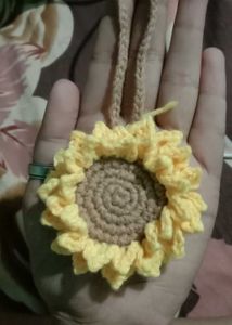 Sunflower Crochet Accessory