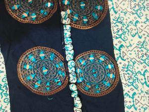 Ethnic Blue Printed Kurta