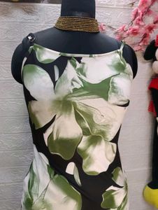 Unused Floral Print Bodycon Maxi