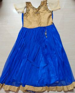 Blue Girls' Party Princess Dress