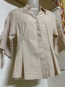 Checked Top (2 Times Used)