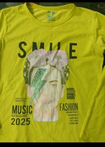 Lime Green T-shirt For Girls