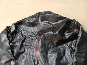 Faux Leather Jacket, L Size