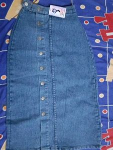 New Trendy Side Cut Skirt