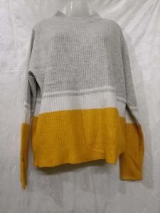 Colorblock Knit Sweater