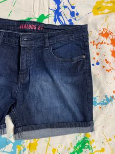 Jealous 21 Branded Denim Shorts