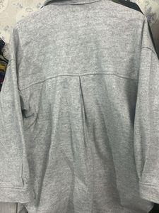 Gray Overshirt Jacket