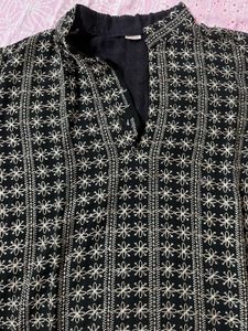 Embroidered Chilankari Designer Men Kurta