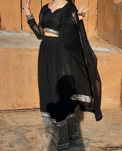 Elegant Black Lehenga Choli