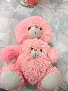 Pink Plush Teddy Bear Set