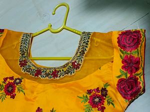 Yellow Anarkali Dress