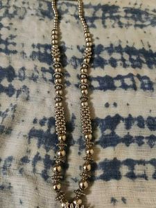 Necklace With Krishna Basuri Pendant