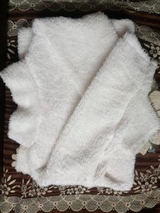 White Furry Cozy Winter Top For Women 😀