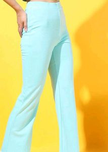 Light Blue Flared Jeans for Women