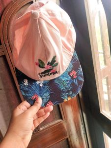 Floral Sun Cap