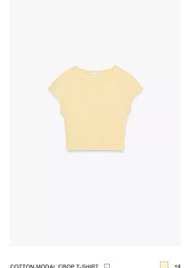 Cotton Modal Crop T-shirt