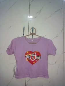Powerpuff Girls Lavender Top