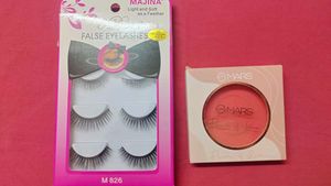 Valentine Day Combo Of Blush And Eyelashes