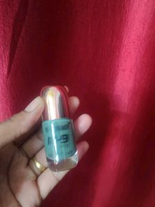 Golden Yellow Scrunchie &amp; nail paint