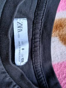 Zara T Shirt With Sequin Design