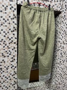 Woollen Green Suit With Shawl