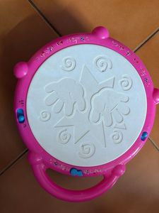 Pink Kids Drum Toy