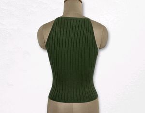 H&amp;M Ribbed strappy top