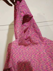 Pink Full Zip Hoodie