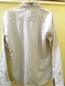 White Floral Print Shirt