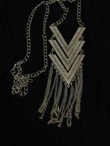 Silver Oxidised Necklace