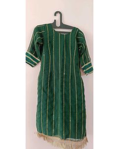 Beautiful Green Partywear Sharara Dress 👗