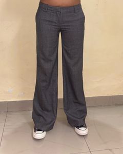 GAP Gray Wide Leg Trousers for Women