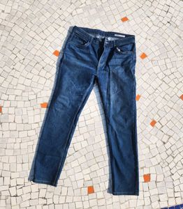 Dark Blue Denim Jeans Mens