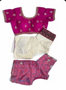 Ethnic Blouse & Skirt Set
