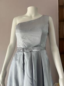 Satin One Shoulder Gown