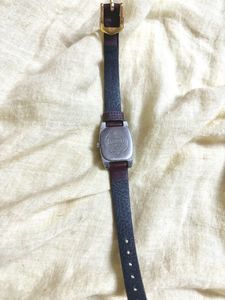 Sonata Maroon Belt Watch