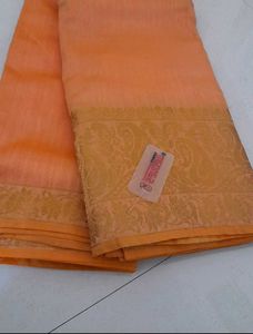 Coral Colour Saree