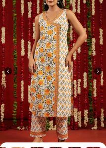 Floral Print Kurta Set