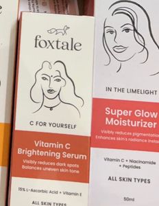 FTVitc Serum,glow Moisturiser, Aqualogica Mist