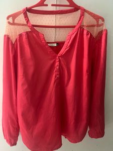 Only Pink Full Sleeves Top