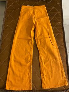 Vintage Flared Orange Jeans
