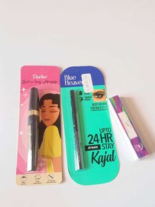 Mascara + Kajal + Eyeliner Kit