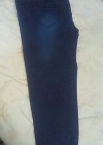 Title: Dark Blue Slim-Fit Jeggings