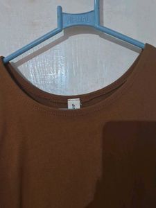 Brown Sleeveless Tank Top