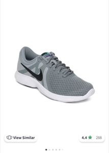 Nike Revolution 4 Grey Running Shoes