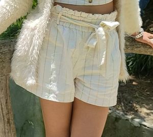 Korean Shorts &amp; Top Cord Set Stylish Pinterest