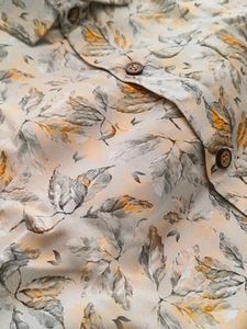 Men&#39;s Floral Button-Down Shirt